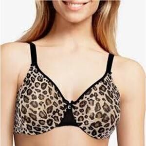 Chantelle Leopard C Magnifique Molded Full Coverage Underwire Bra 34C SAMPLE